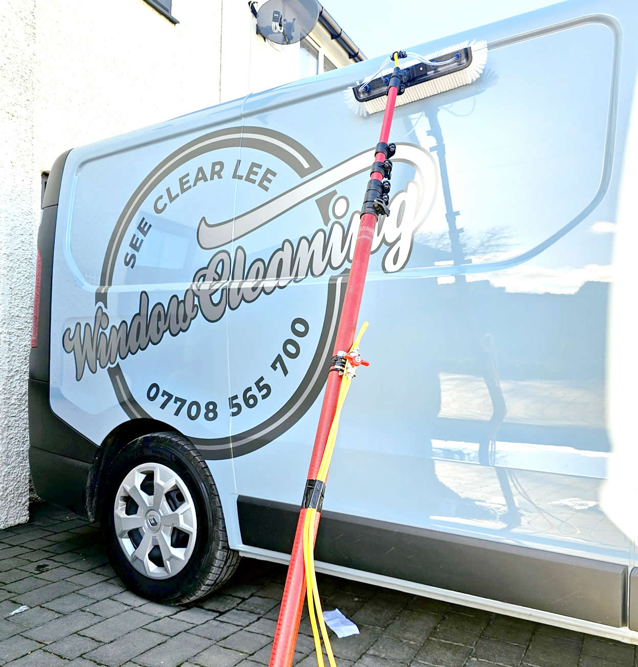 Pure water window cleaning